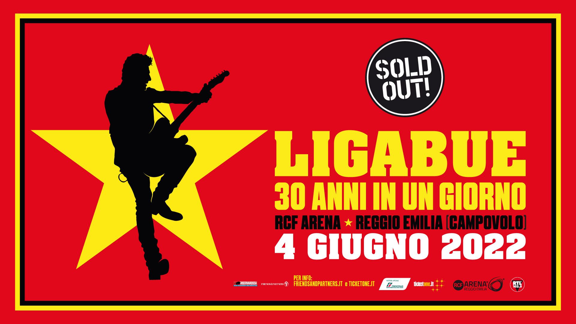 Luciano Ligabue inaugura la RCF Arena!