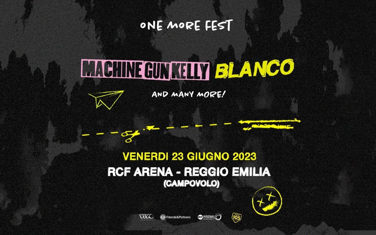 Machine Gun Kelly e Blanco: nasce il One More Fest alla RCF Arena
