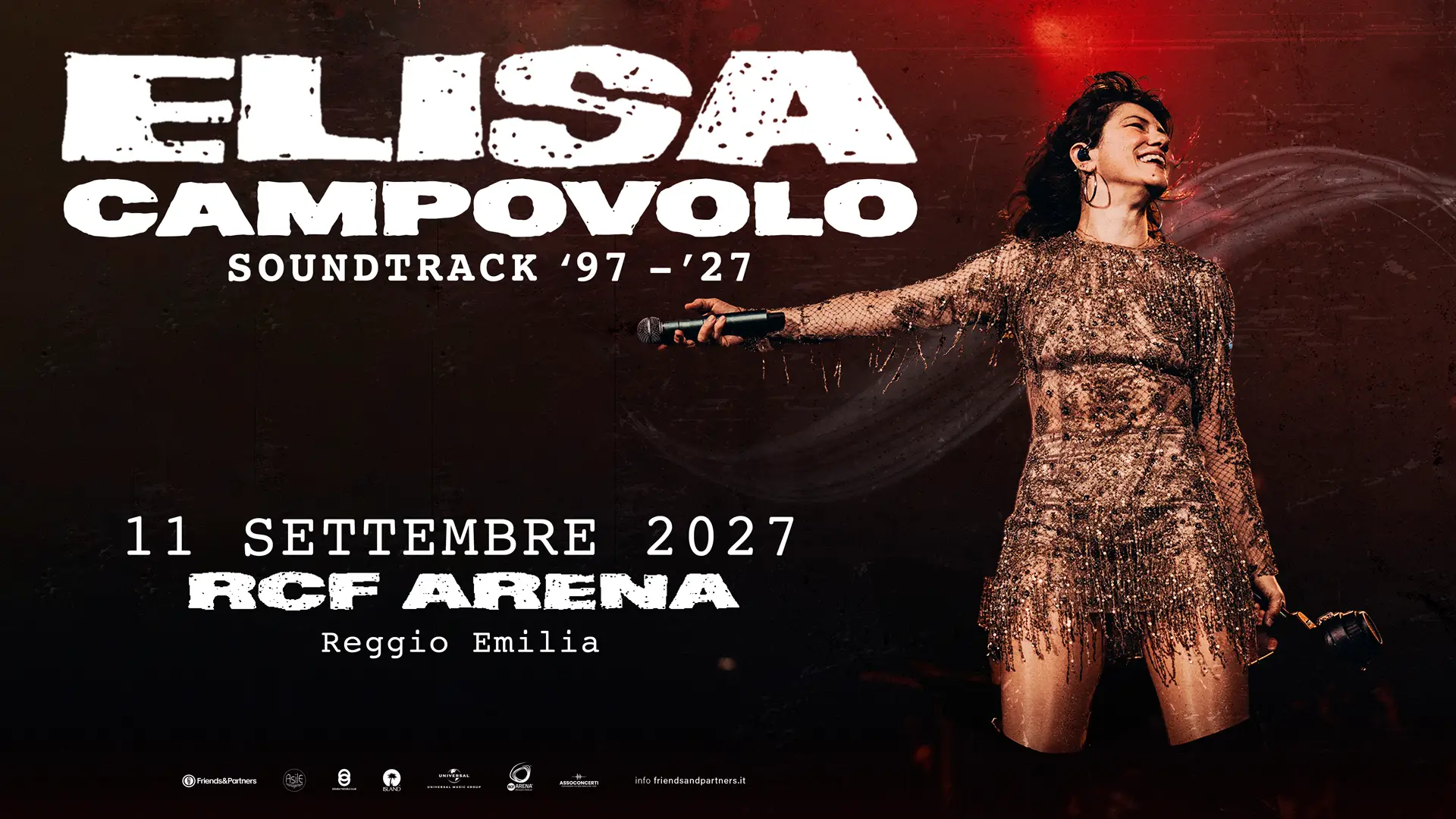 ELISA FESTEGGIA 30 ANNI DI CARRIERA A CAMPOVOLO