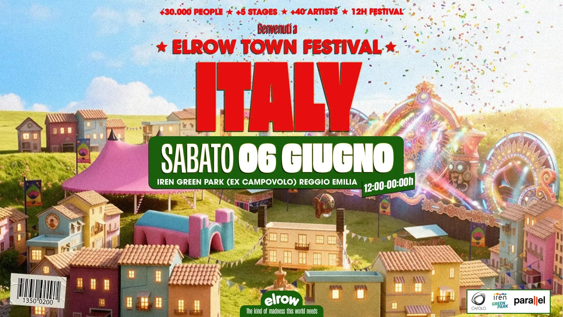 elrow Town Italy 2026